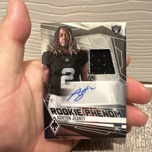 2025 Panini Phoenix Rookie Patch Autograph /249 Ashton Jeanty Las Vegas Raiders  - Bild 1 von 4