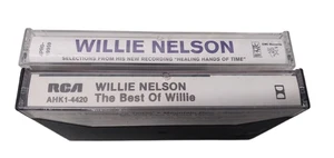 Cassette Lot x 2 - WILLIE NELSON: Best of / Healing Hands of Time - Crazy + - Bild 1 von 3