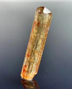 TOPAS IMPERIAL Goldtopas mit Spitze Imperialtopas Minas Gerais - Picture 1 of 4