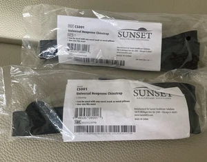 Sunset Kinnriemen X zwei (2) Universal Neopren # CS 001 Einheitsgröße passt den meisten Neu - Bild 1 von 3