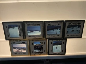 1940er 7 35mm GLAS Dia NEW YORK SKISZENEN Gore Mountain Catskill Lodge etc. - Bild 1 von 9