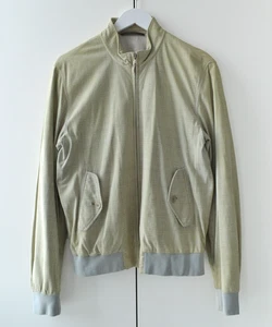 Herren RUFFO Lederjacke Kariert Taschen Bomber Reißverschluss Größe S - Bild 1 von 9