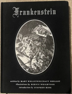 FRANKENSTEIN HC FIRST EDITION 2008 BERNIE WRIGHTSON ILLUSTRATIONS MARY SHELLEY - Image 1 of 4