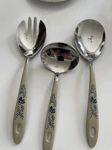 Forchetta imperiale vintage 1971 casualware acciaio inox, cucchiaio e mestolo per salsa - Foto 1 di 4
