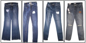 Gemischtes Damenpaket 4 helle & mittlere Waschung Jeans Größe 3 Taille 28" - Bild 1 von 23