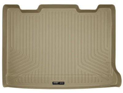 Husky Weatherbeater Cargo Mat Fits 07-14 Esclde ESV,Sbrbn,Yukn XL w/3rd Bnch Tan Foto 1 de 4