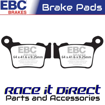 Pastillas de freno traseras para HUSQVARNA TE 250 I 2018-2025 EBC Foto 1 de 4