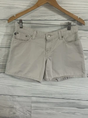 Pantalones Cortos RL Ralph Lauren Mujer Talla 2 Beige Caqui Años 90 Y2K 815 Foto 1 de 3