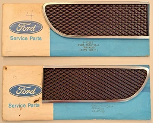 NEW GENUINE OEM NOS 1969-70 Shelby Convertible Quarter Extension Ornaments/Lace - Picture 1 of 18