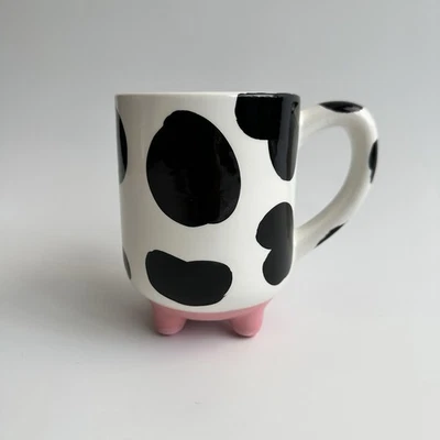 Taza de vaca Boston Warehouse 20 oz Udderly con agarre antideslizante pies de silicona regalo divertido Foto 1 de 4