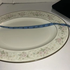 RESERVED Noritake Japan Willow Brook Serving Platters 16 3/8” & 12 1/8 - Picture 1 of 9