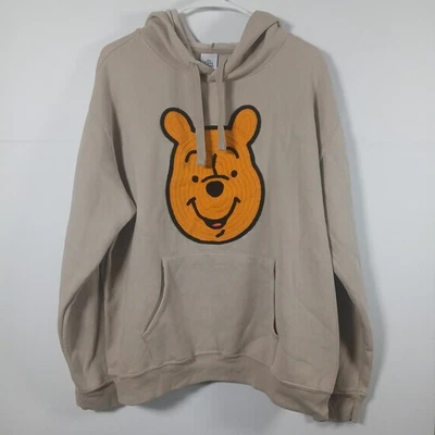 Moletom com capuz Disney Winnie the Pooh pulôver areia XXL, ROSTO DE MALHA EXCELENTE ESTADO USADO  - Imagem 1 de 4