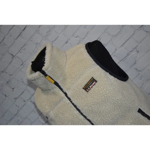 Chaqueta Chaleco Eddie Bauer Felpa Polar Mujer Talla Pequeña Bronceado Bolsillos con Cremallera Completa - Imagen 1 de 8