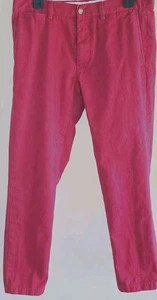 Polo Ralph Lauren Slim Fit Mens Size 32/34 Straight Leg Pants Red - Picture 1 of 12