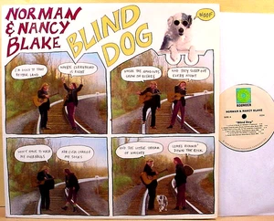 NORMAN & NANCY BLAKE - Blind Dog - '88 Rounder EX/NM folk bluegrass LP - Foto 1 di 7