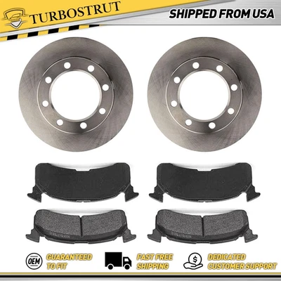 OE Front Brake Rotors Brake Pads Kit For 1979-1986 Chevrolet K20 K20 Suburban - Image 1 of 4