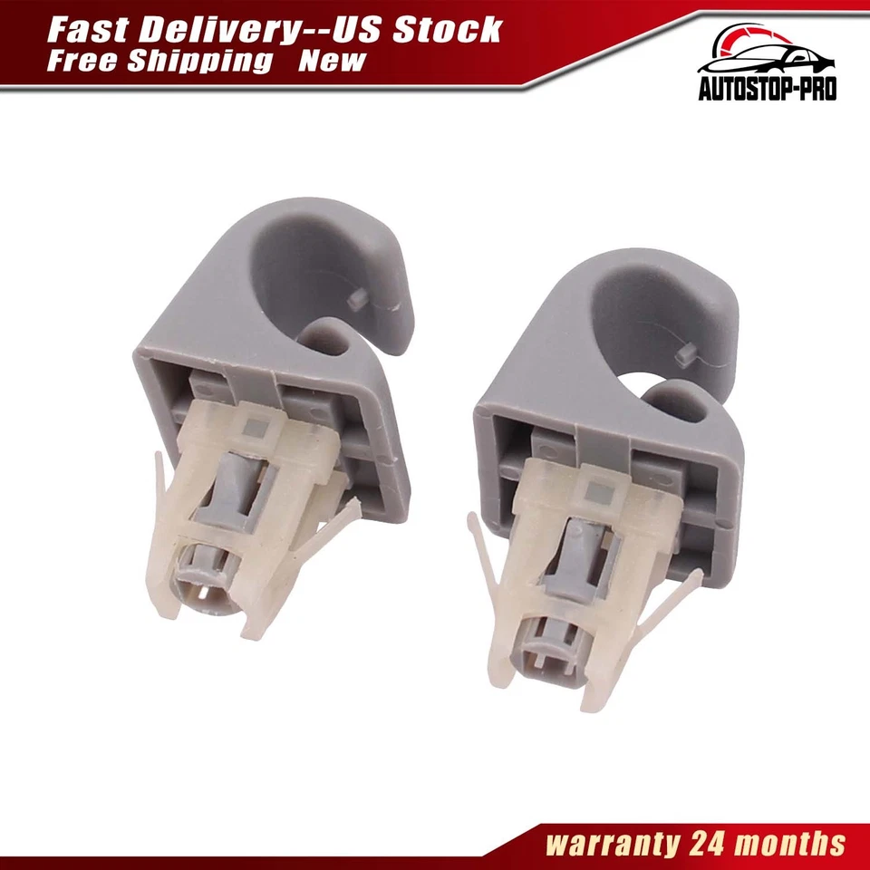 Retenedor de clip de gancho para para parasol de coche gris 2 piezas para Toyota Rav4 Corolla 74348-33040 Foto 1 de 4