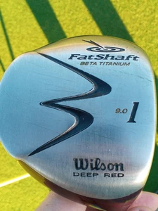 Wilson Deep Red 9° Driver 1 Wood Grafalloy Fat Shaft Golf Pride Grip 365cc RH - Picture 1 of 14