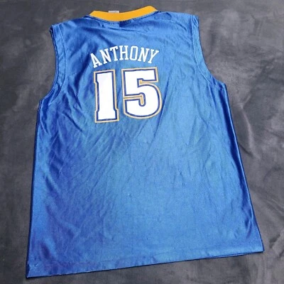 Carmelo Anthony 15 Denver Nuggets NBA Blue Jersey Boys XL Basketball USA - Image 1 of 4
