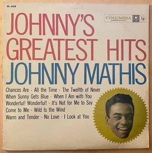 Johnny Mathis Johnny's Greatest Hits(Vinyl, 1958) Columbia CL 1133 (VG+/VG+) - Picture 1 of 3