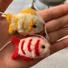 Vintage Cute Fish Plush Toy Pendant