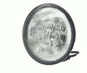 7 Inch led GLASS Headlight Round, ORIGINAL CLASSIC LOOK Conversion Chrome pair - Bild 1 von 6