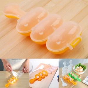 2Pcs/Set Rice Ball Mold Shakers Food Decoration Kids Lunch Sushi Maker Mould - Picture 1 of 10