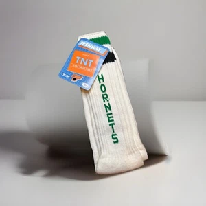 Vintage Trenway Tube Socken 10-13 24" Acryl Orlon 80er Hornissen über Wade Neu aus altem Lagerbestand Sport - Bild 1 von 7