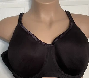 NEW Comfort Choice Black Full Coverage Back Closure Underwire UnPadded Size 46D - Picture 1 of 3