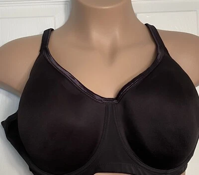 NUEVO Comfort Choice Negro Cobertura Completa Cierre Trasero Con Aros Sin Acolchado Talla 46D Foto 1 de 3