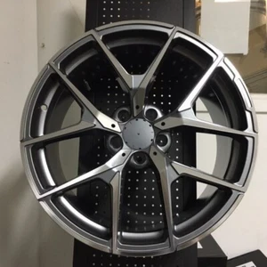 17" AMG Y SPOKE STYLE GUNMETAL WHEELS RIMS FITS MERCEDES BENZ E E400 E43 E53 - Picture 1 of 2