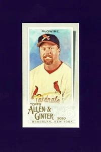 2020 Topps Allen & Ginter Mini Exclusive RIP EXT #396 Mark McGwire - Picture 1 of 2