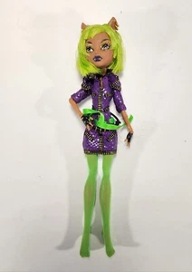 Monster High Doll Clawdeen Wolf Dawn Of The Dance Green Hair - Picture 1 of 8
