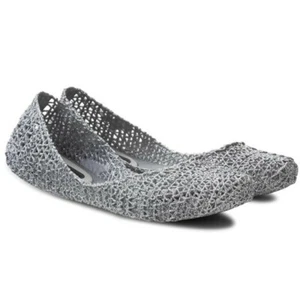 Melissa CAMPANA PAPEL - Klassischer Ballerina Damen / Gr. 35-36 silver Glitter - Bild 1 von 3