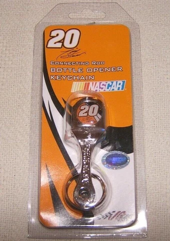 Nascar Tony Stewart #20 Connecting Rod Bottle Opener Keychain NEW Cover