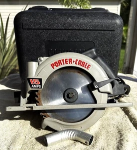 PORTER CABLE HEAVY DUTY 7-1/4 INCH 15 AMP CIRULAR SAW MODEL 743 - Picture 1 of 10