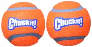 Chuckit! Tennis Ball Bouncing and Floating Dog Ball Orange/Blue. Small. 2PK - Picture 1 of 3
