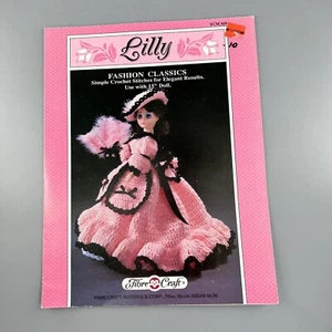 Fibre Craft - Lilly - FCM169 Doll Outfit Crochet Leaflet Instructions Guide Book - Picture 1 of 5