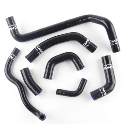 Black Silicone Coolant Radiator Hose Kit for 2003 2004 Honda CBR600RR CBR 600 RR Foto 1 de 4