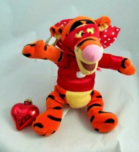 The Disney Store 9" Tigger Halloween Super Lover Bean Bag Plush - New with Tag - Picture 1 of 12