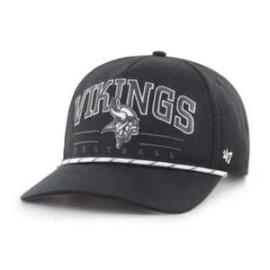 Minnesota Vikings '47 Brand Hitch Black Speckle Adjustable Rope Hat - Picture 1 of 2