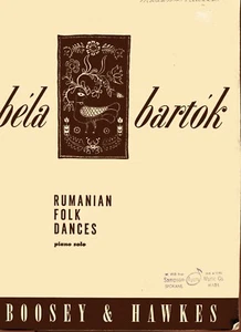 BELA BARTOK Lot of 2 Rumanian folk Dances Fur Kinder vintage sheet music  - Picture 1 of 2