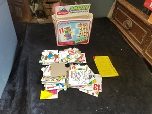 De colección 1982 Playskool Pitufos PITUFOS número coincidencias 7140-2 completo en caja - Imagen 1 de 2