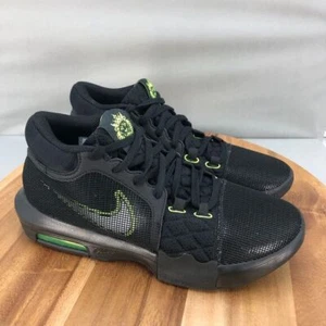 Nike LeBron Witness 8 Basketball Shoes Mens 10 Black Volt Mesh Performance - Picture 1 of 7