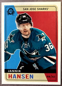 2017-18 O-Pee-Chee Retro Parallel #73 Jannik Hansen San Jose Sharks - Picture 1 of 1