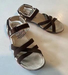 Ladies Karrimor Salina Brown and Beige Suede Walking Sandals size 6 - Picture 1 of 20