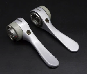 SHIMANO RX100 SL-A550 Schalthebel downtube shifters friction 2x7 index/friction - Picture 1 of 4