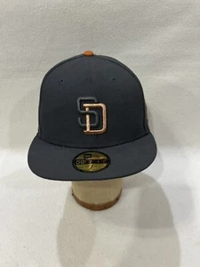 New Era San Diego Padres World Series Metallic Cooperstown Fitted Hat - Size 7 - Picture 1 of 10