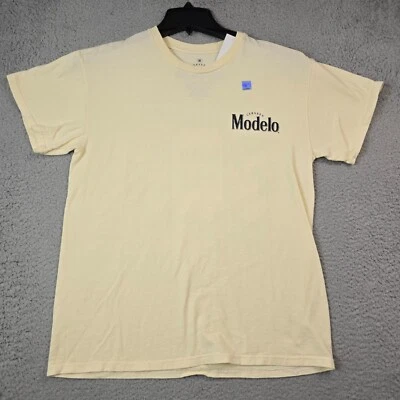 CAMISA MODELO Cerveza Para Hombre Mediana M Amarilla CERVEZA CASUAL Cerveza Lager Mexicana Nueva con Etiquetas B Foto 1 de 4