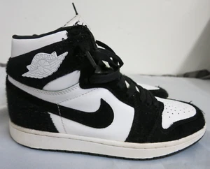 Nike Jordan 1 Retro High OG Suede Twist Black White Panda CD0461-007 sz 7 womens - Picture 1 of 10